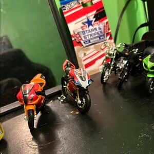 Yamaha Red and Orange Toy Cars & Vehicles